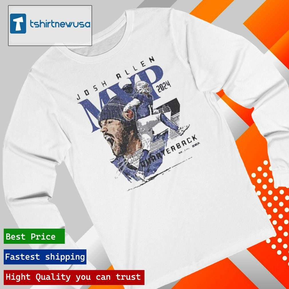 Premium Josh Allen Mvp 2024 Quarterback Signature T-Shirt