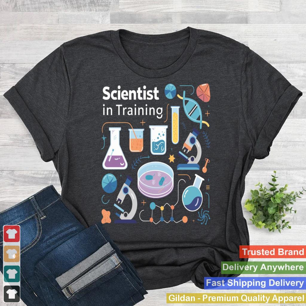 Scientist In Training Science Kids STEM Boys Girls T-Shirt