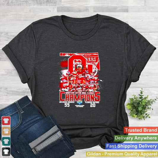 2020 Oklahoma Sooners goodyear cotton bowl classic Champions shirt