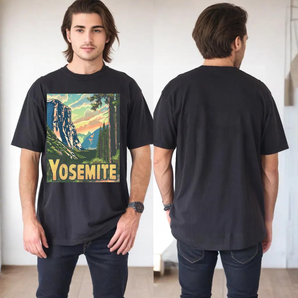 Yosemite - US National Park Vintage Men Women Kids Retro