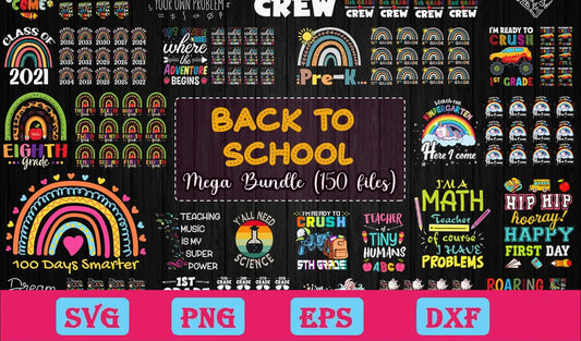 140 Files Back To School Svg