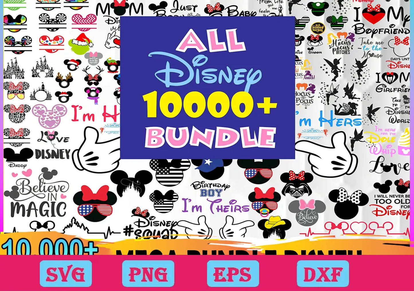 10000+ Disney Svg Bundle