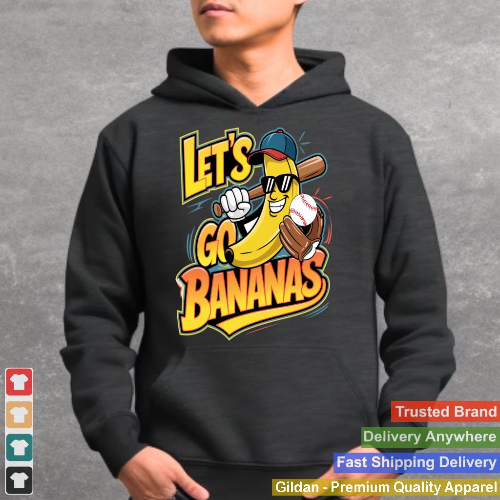 Let's Go Bananas Funny Shirt Cute Banana For Kids Boys Girls