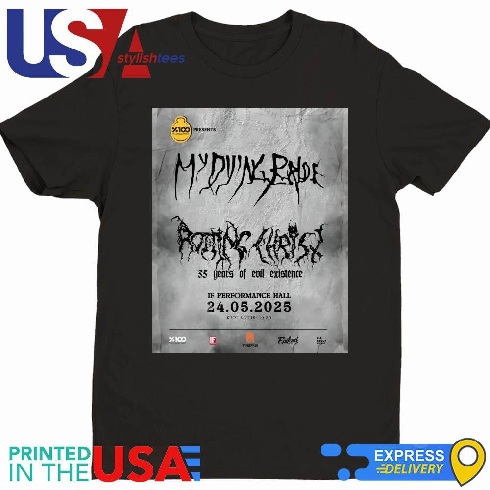 My Dying Bride Tour 2025 Shirt