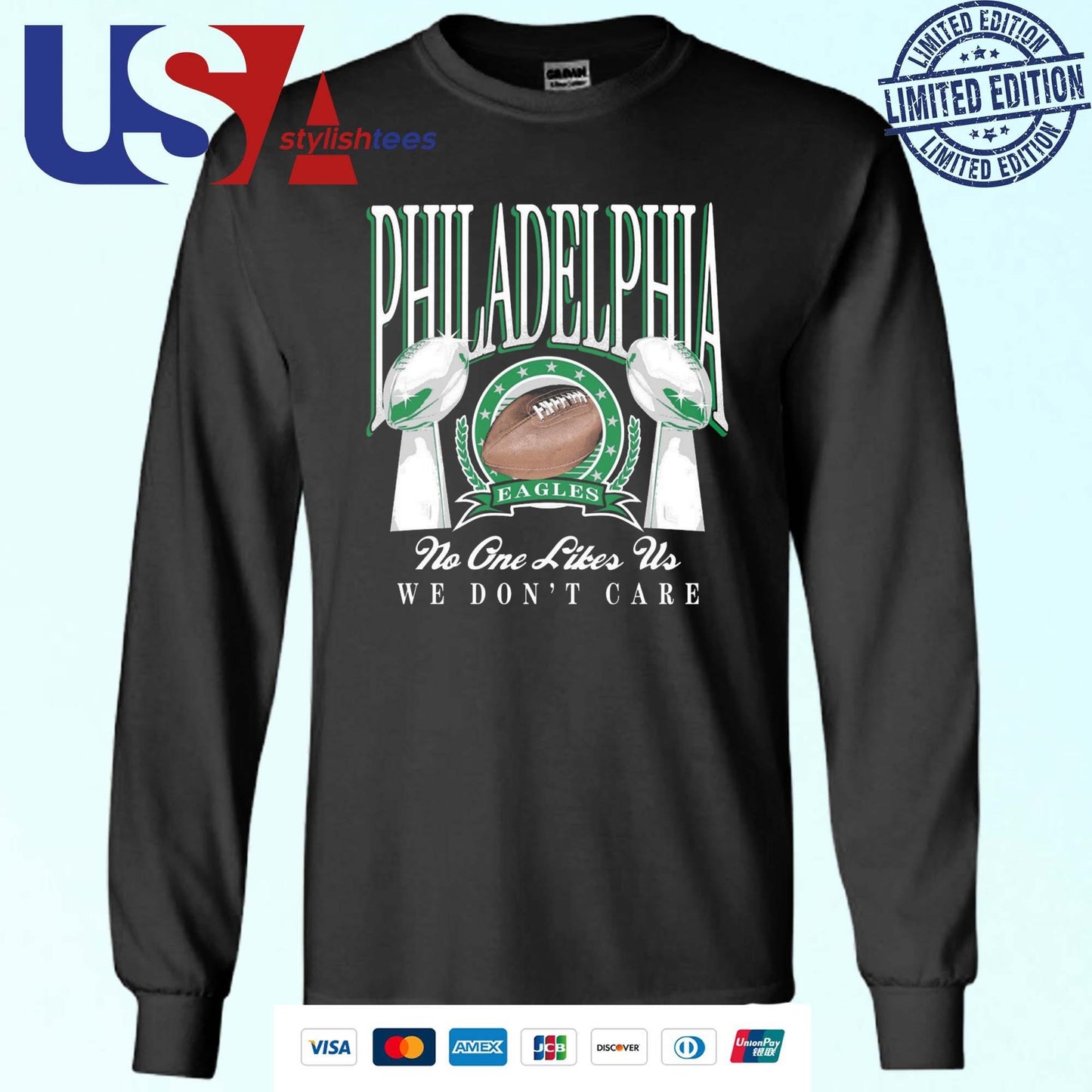 Philadelphia No One Likes Us We Don't Care LIX 2025 Shirt