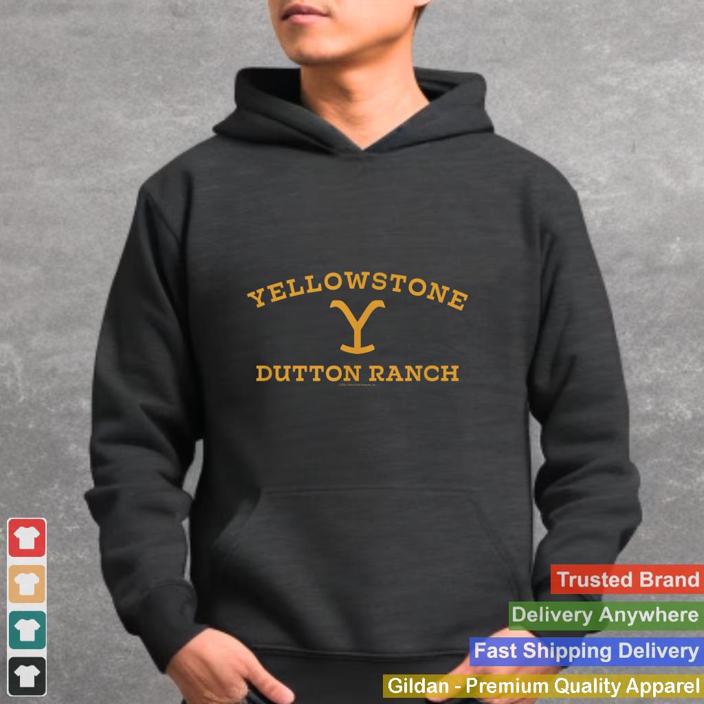 Yellowstone Large Gold Dutton Ranch Logo