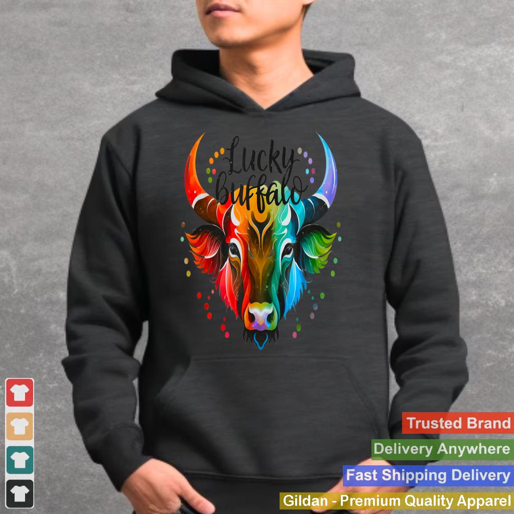 Colorful Lucky Buffalo for Buffalo Lovers