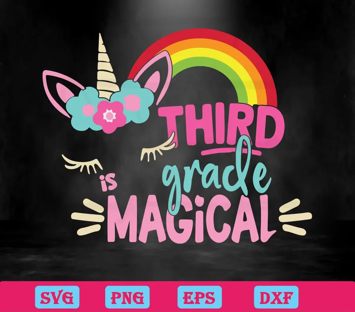 Third Is Grade Magical svg