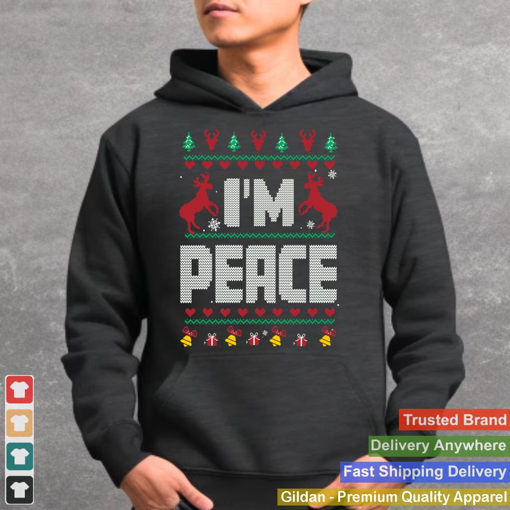 I Come In Peace - I'm Peace Xmas Matching Couples Christmas