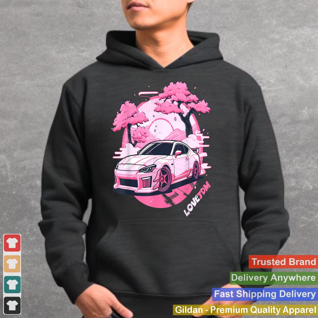 Love JDM Girl Racer Pink Japanese Race Car