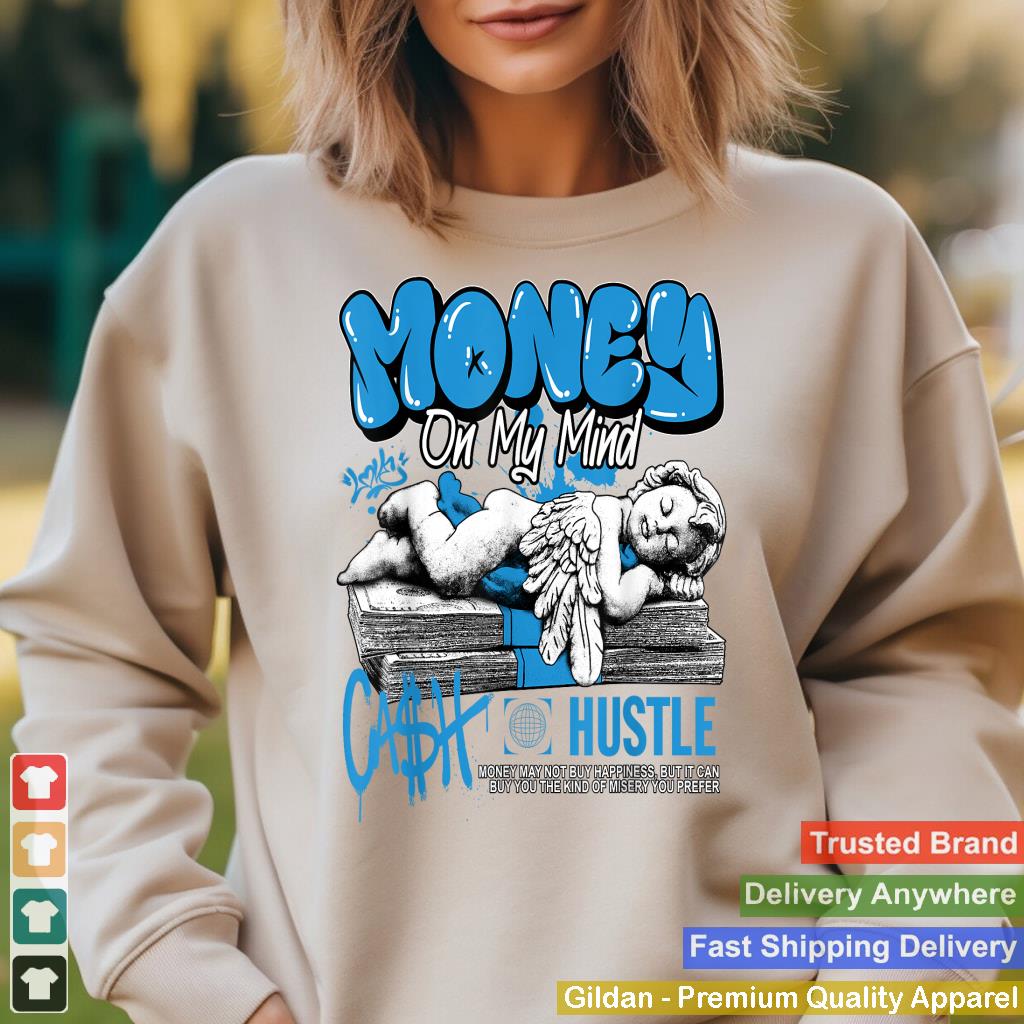 Money Cash Powder Blue 9s Matching Tee For Men Women