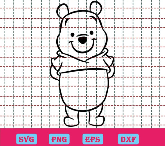 Winnie Pooh svg, Free Cartoon svg, Best Disney svg Files