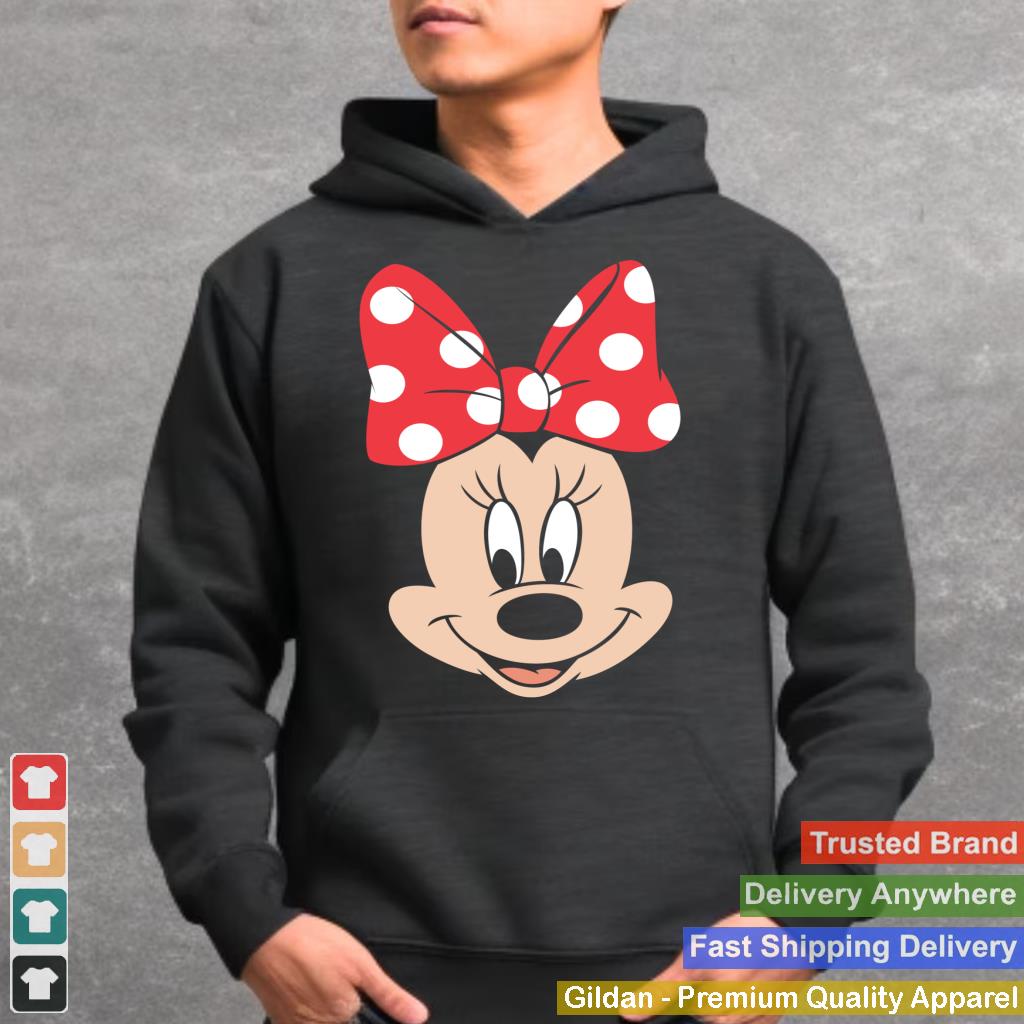 Disney Minnie Mouse Polka Dot Bow Big Face Sweatshirt