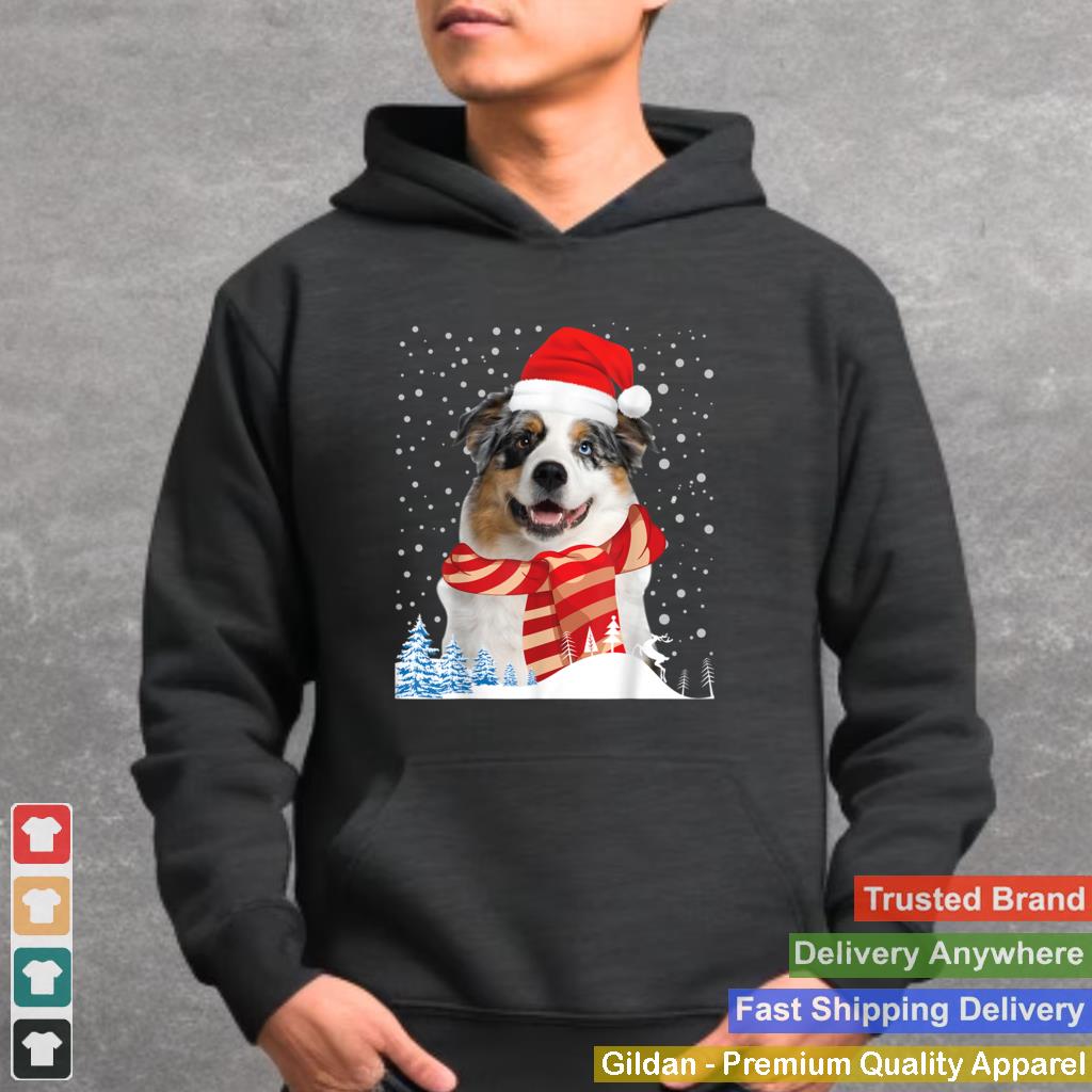 Australian Shepherd Dog Ugly Christmas Sweater Funny Xmas T Shirt