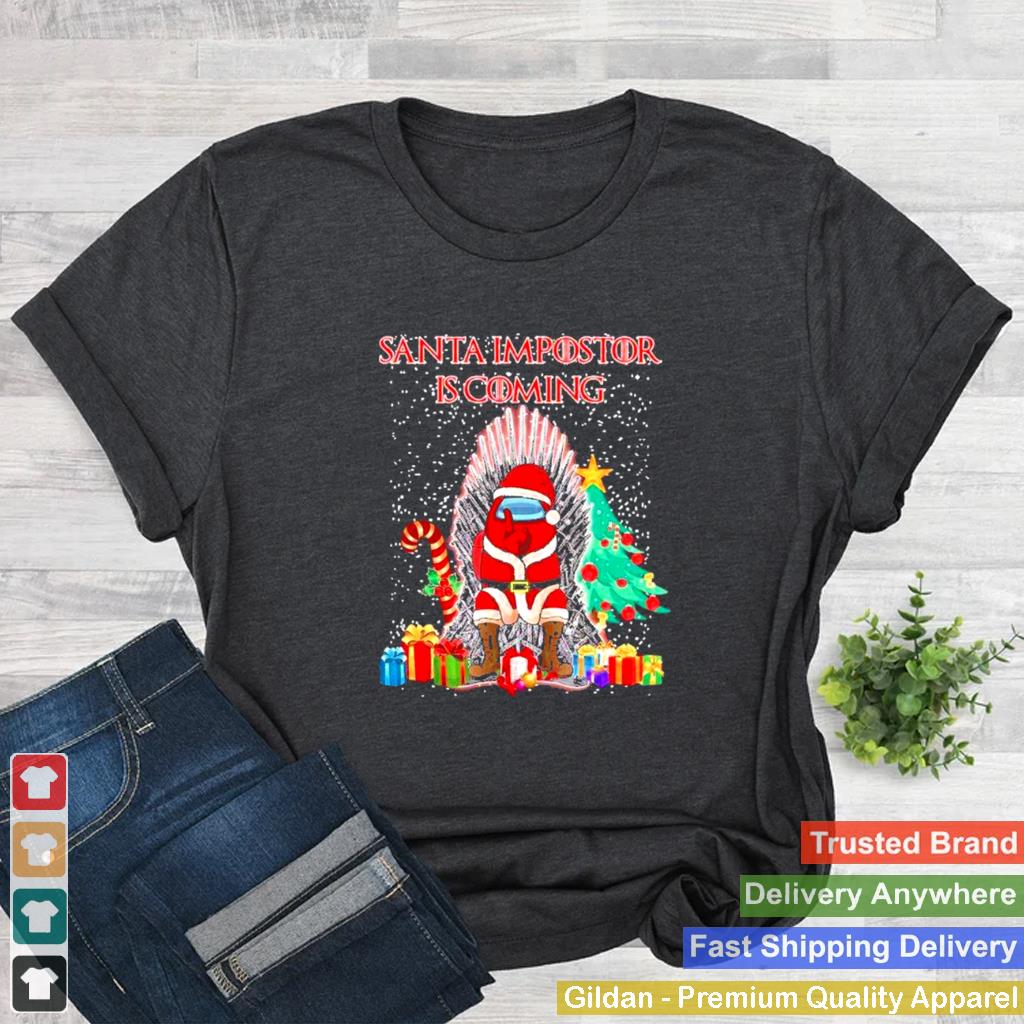 Among us santa impostor is coming merry christmas shirt