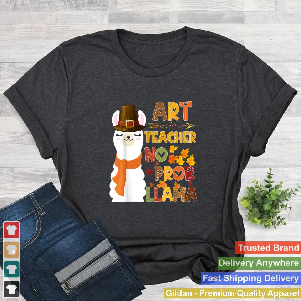 Art Teacher No Pro llama Funny thanksgiving for teacher boy T Shirt