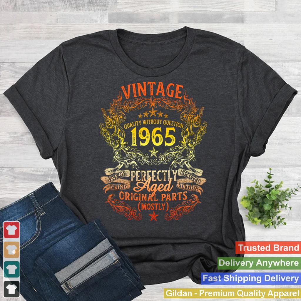 60 Years Old Gifts Men Vintage Born In 1965 60th Birthday