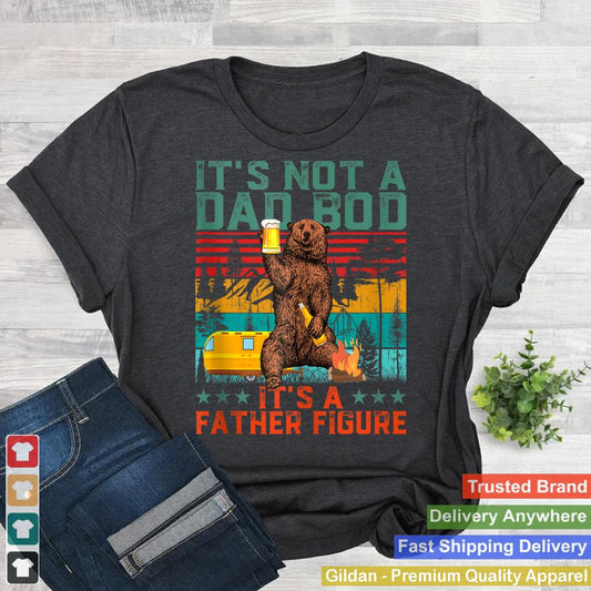 It's Not A Dad Bod It's Father Figure Funny Bear Beer Lovers Tank Top