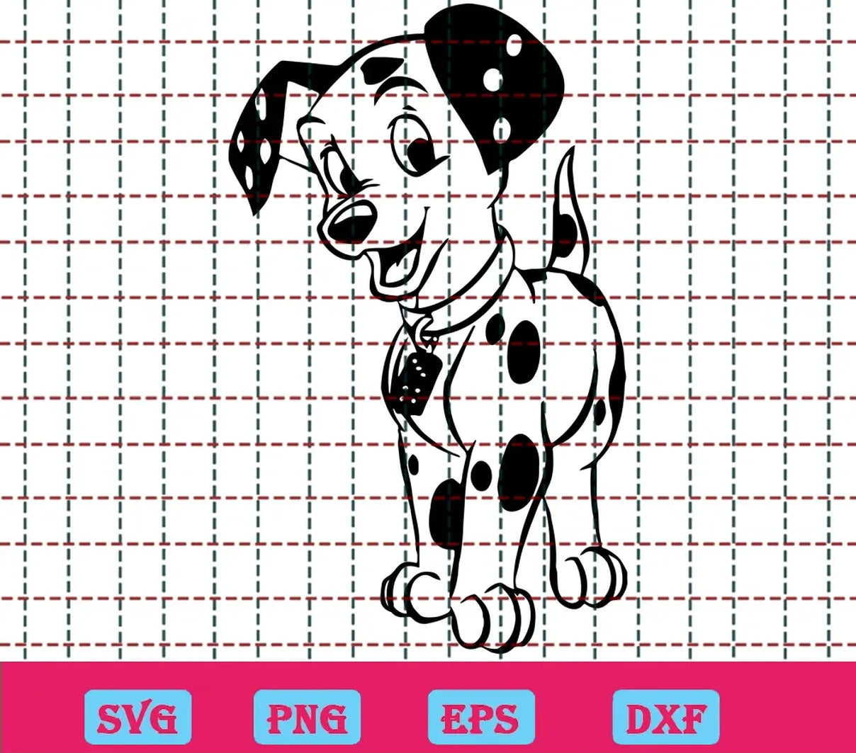 101 Dalmatians Free Svg