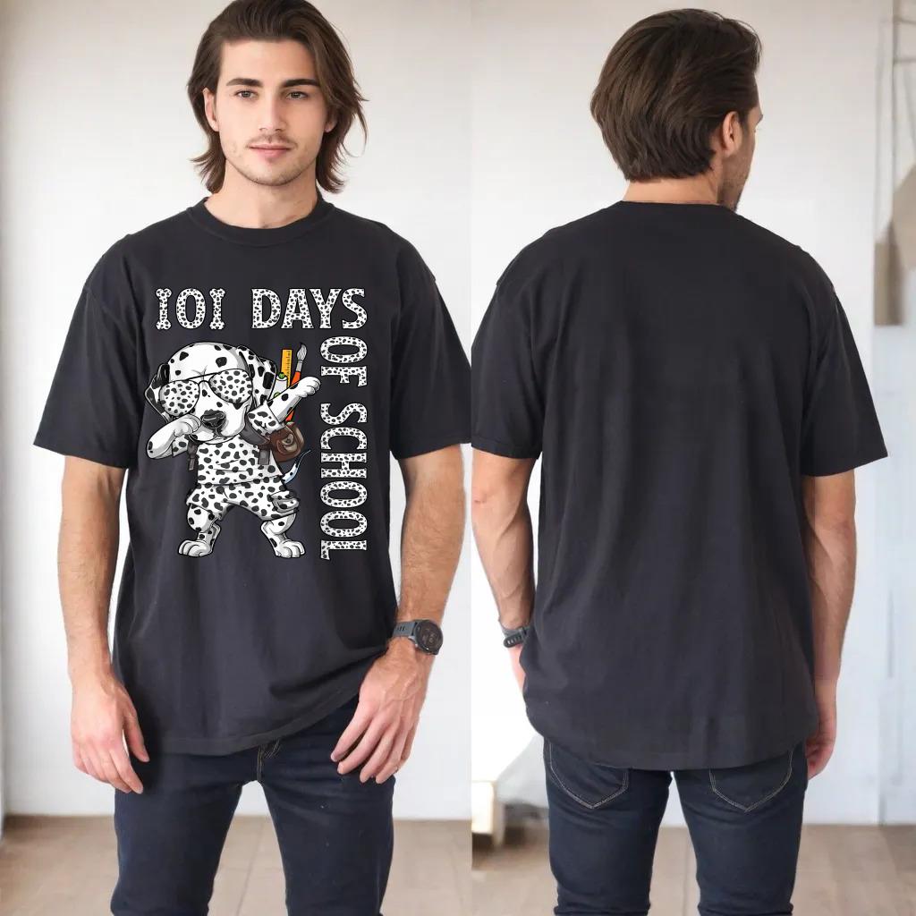 101 Days School Dabbing Dalmatian Dog Teachers Kids