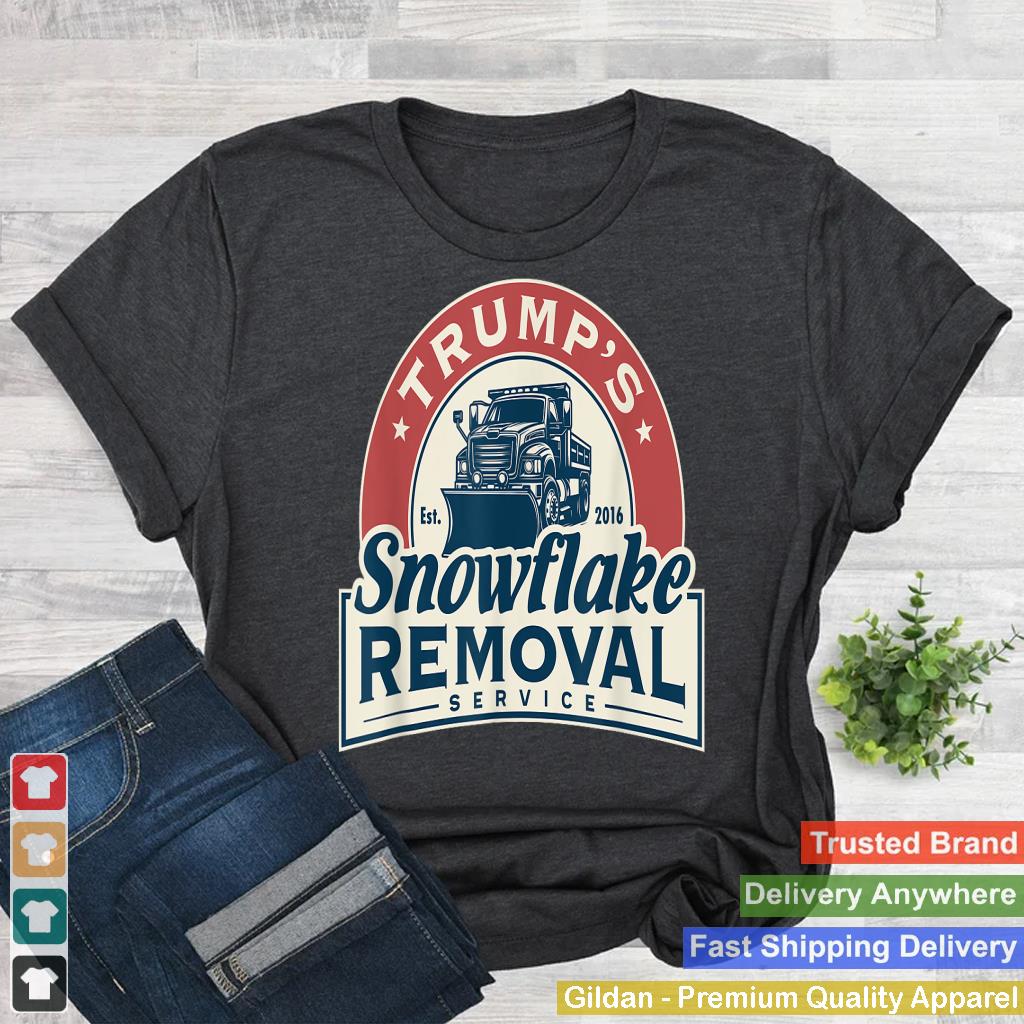 Trump's Snowflake Removal Service Funny Trump 2024