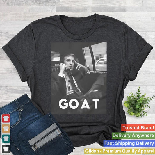 Funny Retro Trump GOAT Middle Finger Felon President 2024