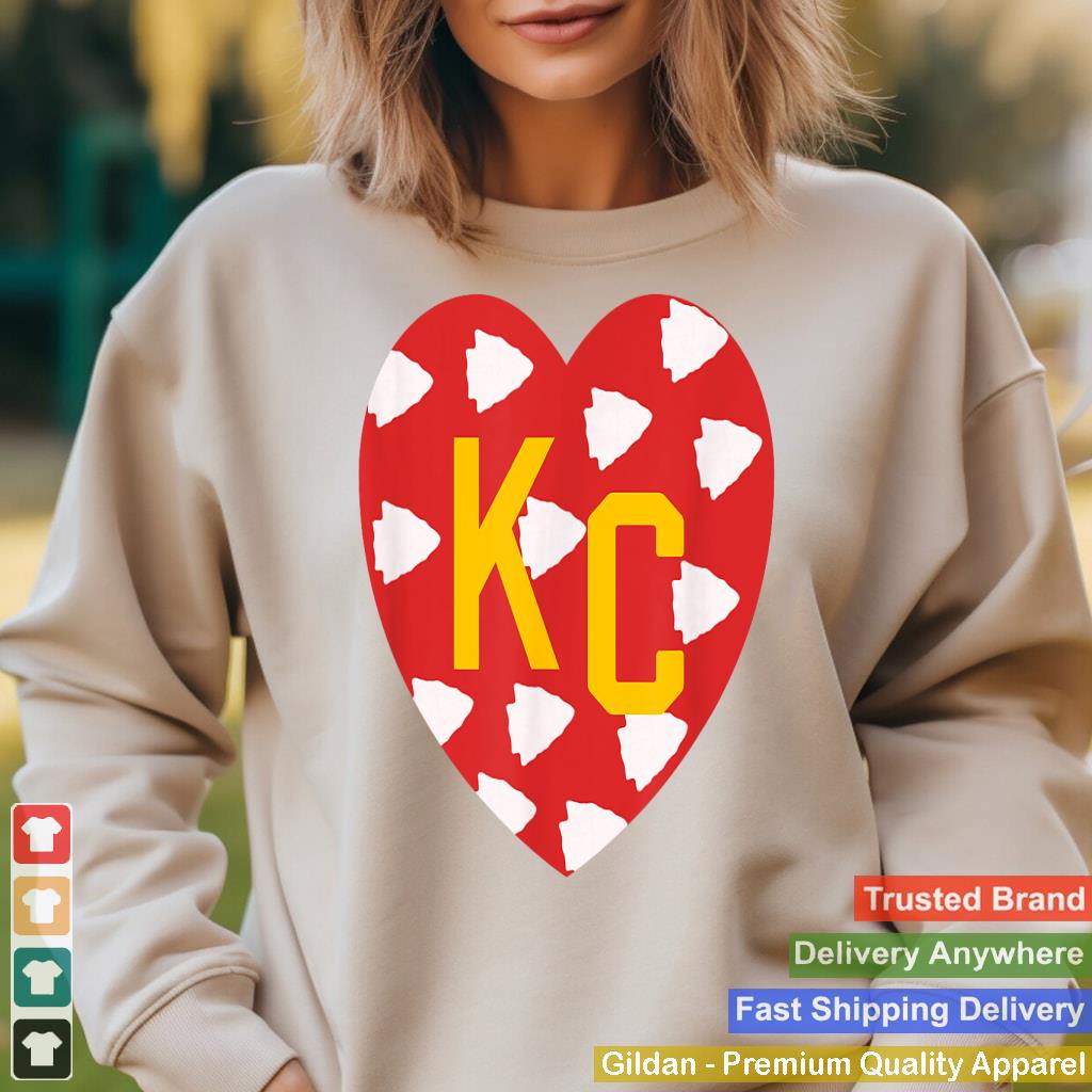 KC RedYellow Kc Heart Love Letters Cool Kansas City Hearts