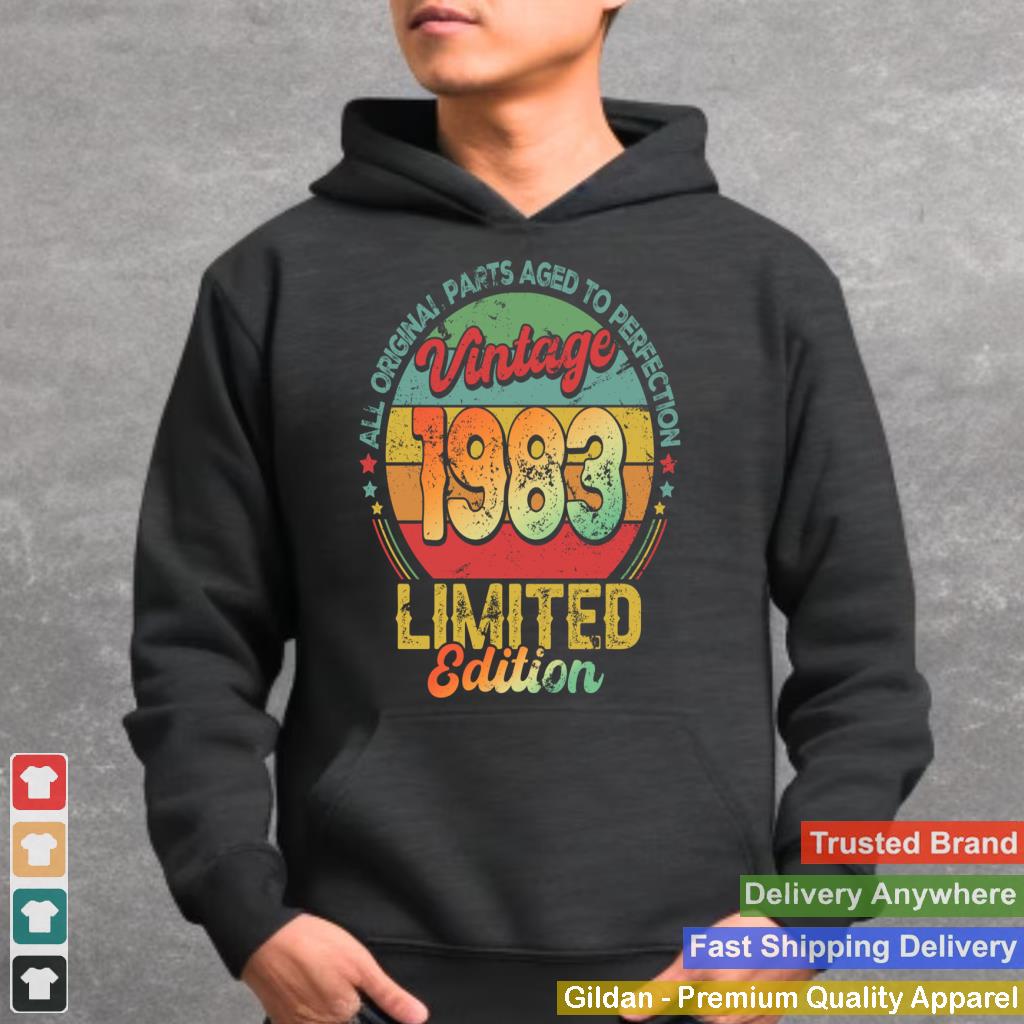 Retro Vintage 1983 Birthday Gift For Men Women