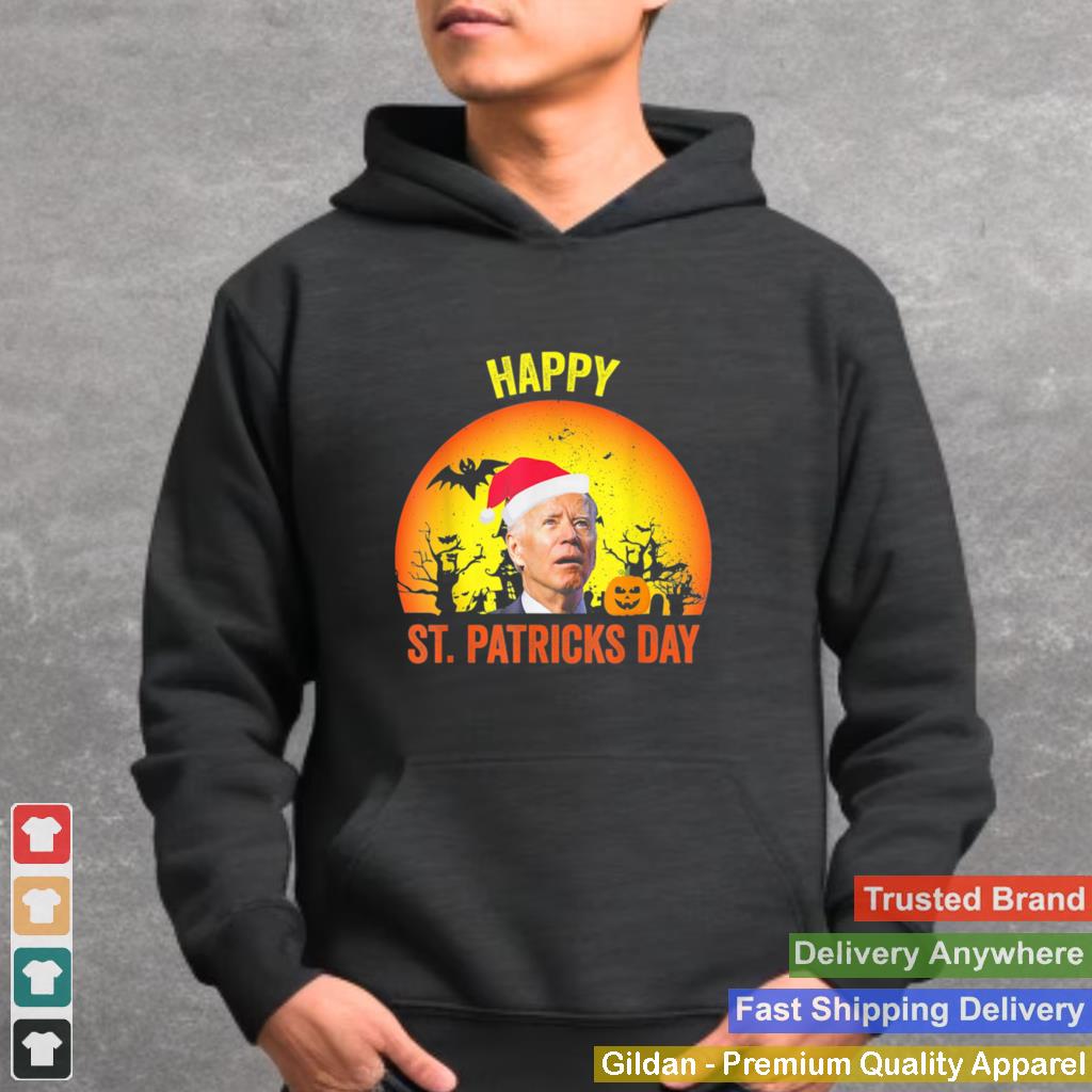 Anti Joe Biden Happy St Patrick Pumpkin Head Halloween shirt