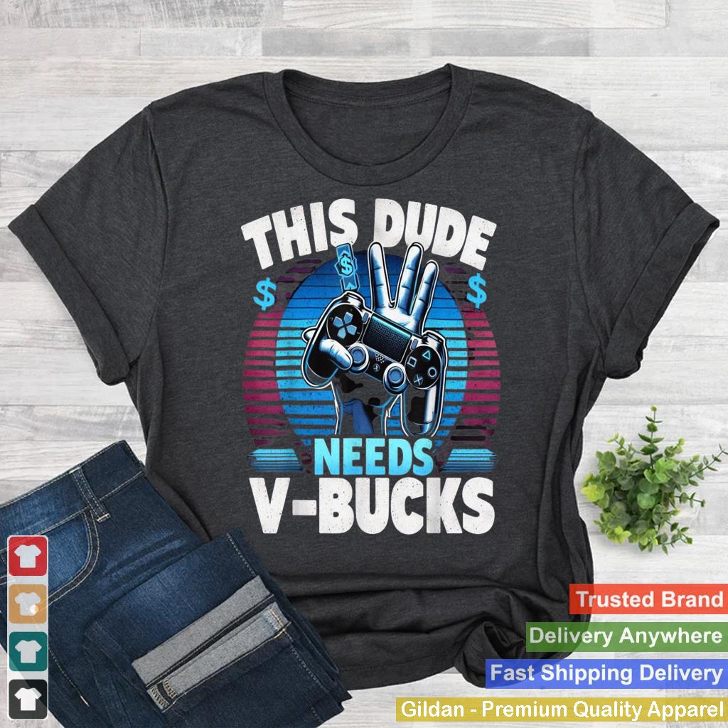 Need For Bucks Funny V Gifts for Bucks RPG Gamer Vintage