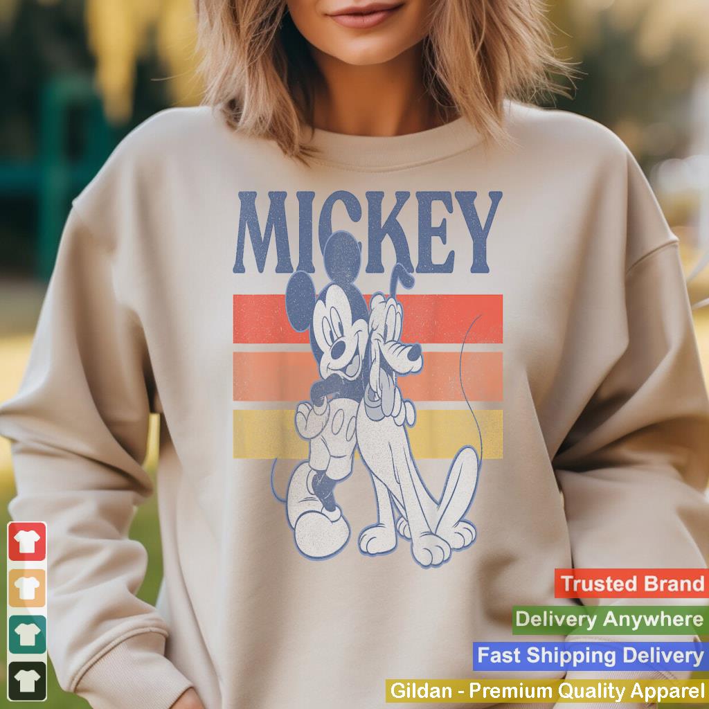 Disney Mickey And Friends Mickey And Pluto Retro Line