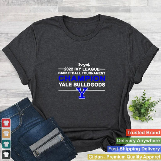 2022 Ivy League Basketball Tournament Champion Yale Bulldgogs shirt