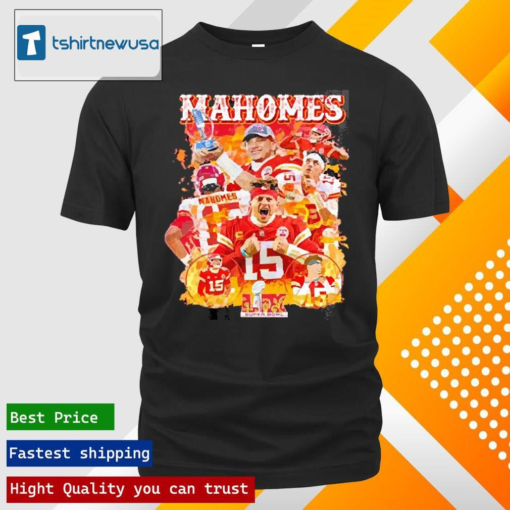 Top Patrick Mahomes Lix Super Bowl Kansas City Chiefs Unisex 2025 T Shirt