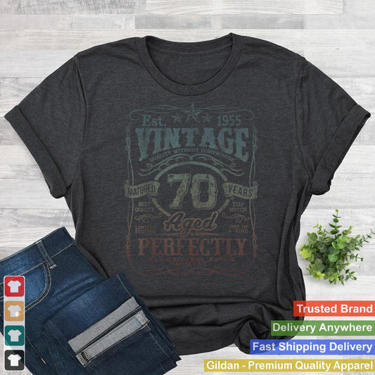 Vintage 1955 Limited Edition Shirt 70 year old 70th Birthday