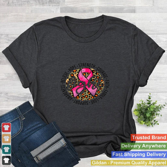 Believe hope strength courage faith family love support awareness shirt