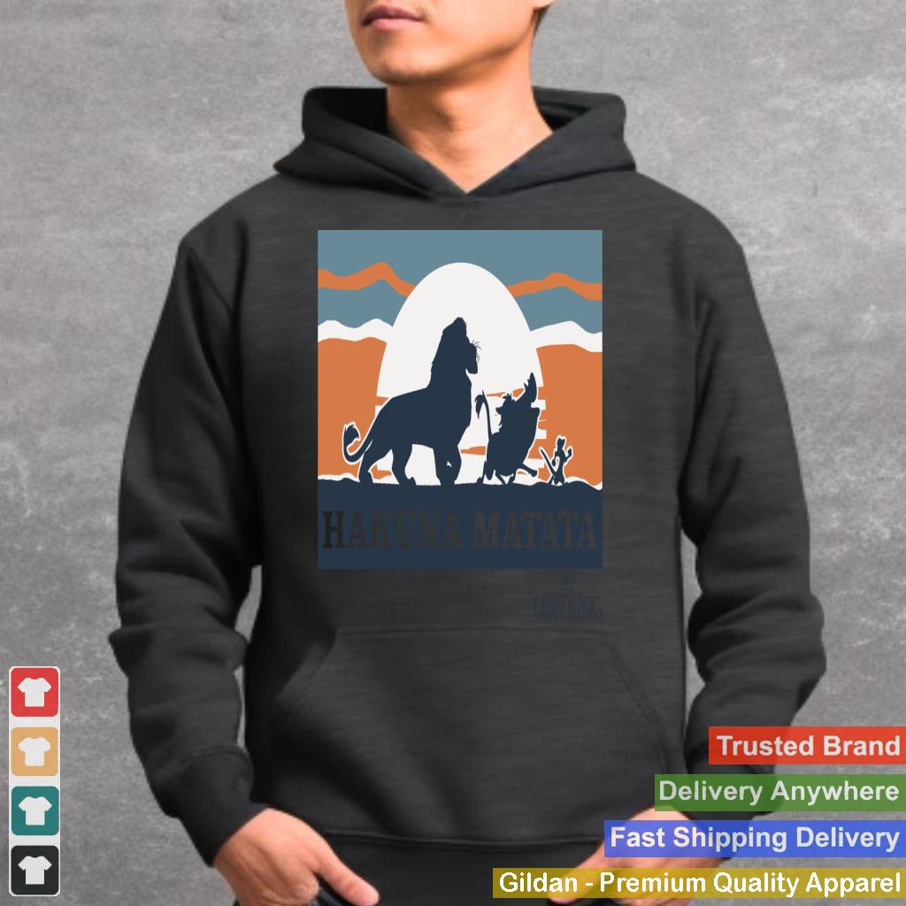 Disney Lion King Retro Hakuna Matata Trio Silhouette