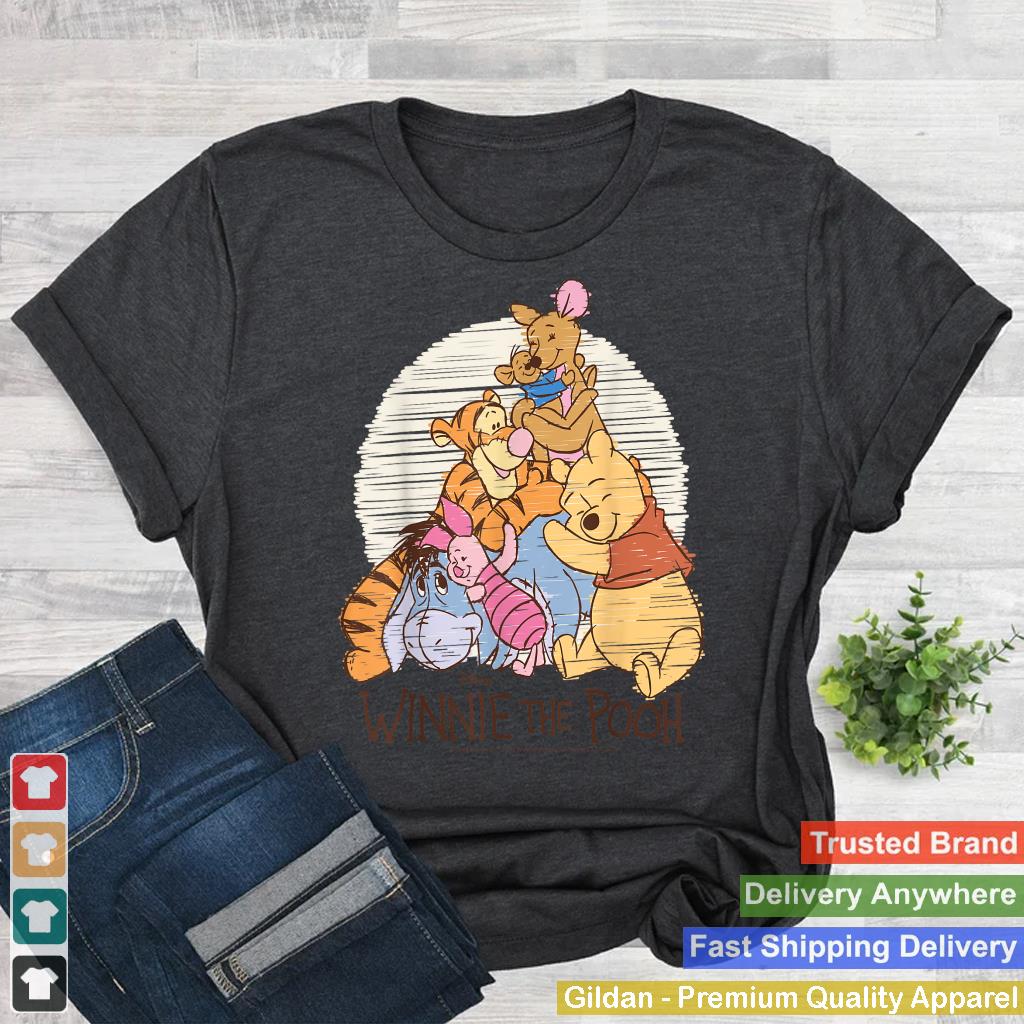 Winnie The Pooh - Pooh Eeyore Piglet Tigger Kanga Roo Hug