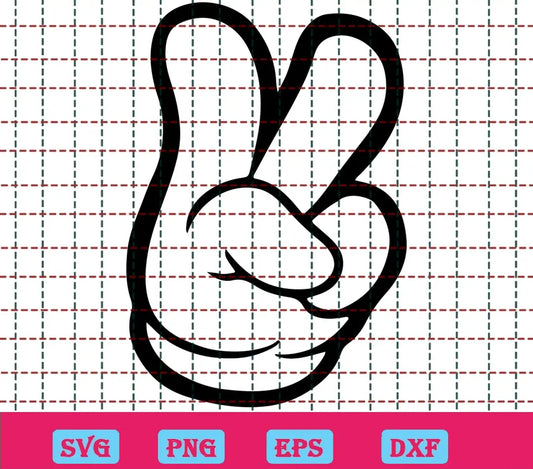 Disney Mickey Hand Svg Free