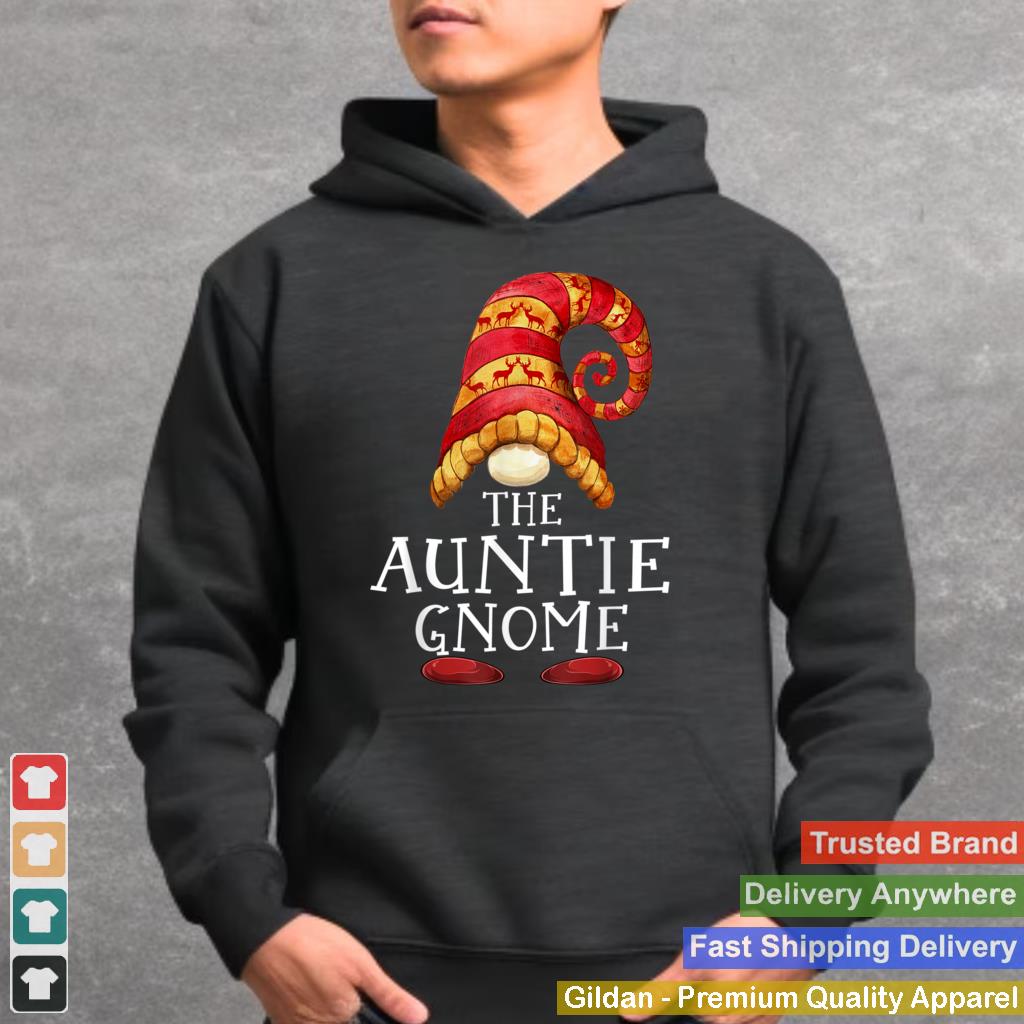 Auntie Gnome Xmas Family Matching Group Christmas Outfits T Shirt