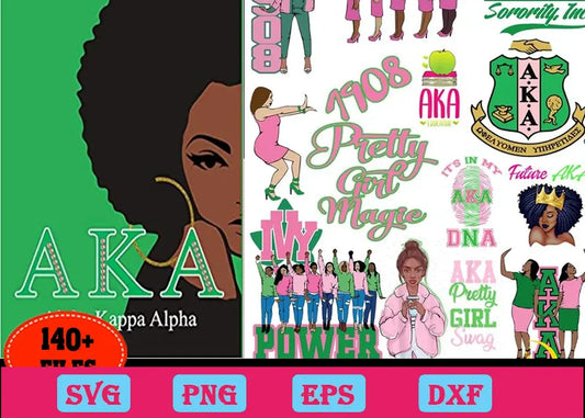 140+ Files Alpha Kappa Alpha Bundle Svg