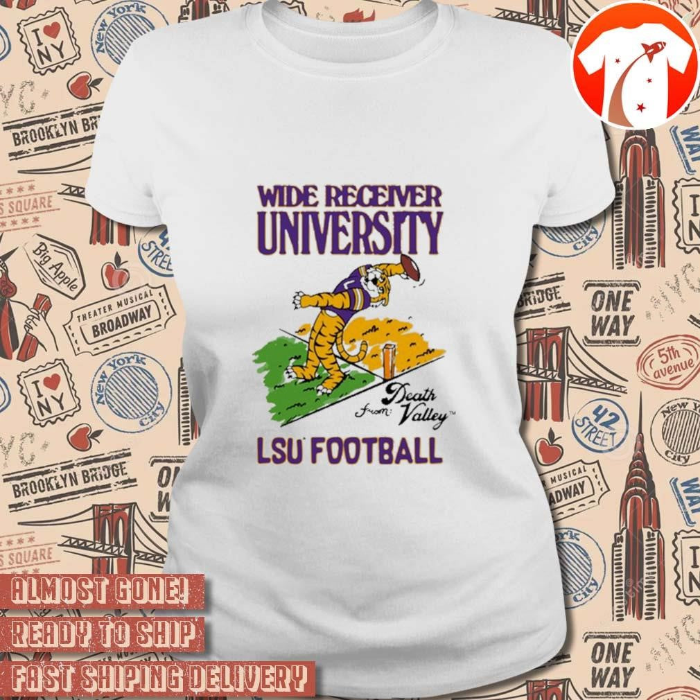 Official Tys Dyes LSU Football Wide Receiver University From Death Valley Painting t-shirt