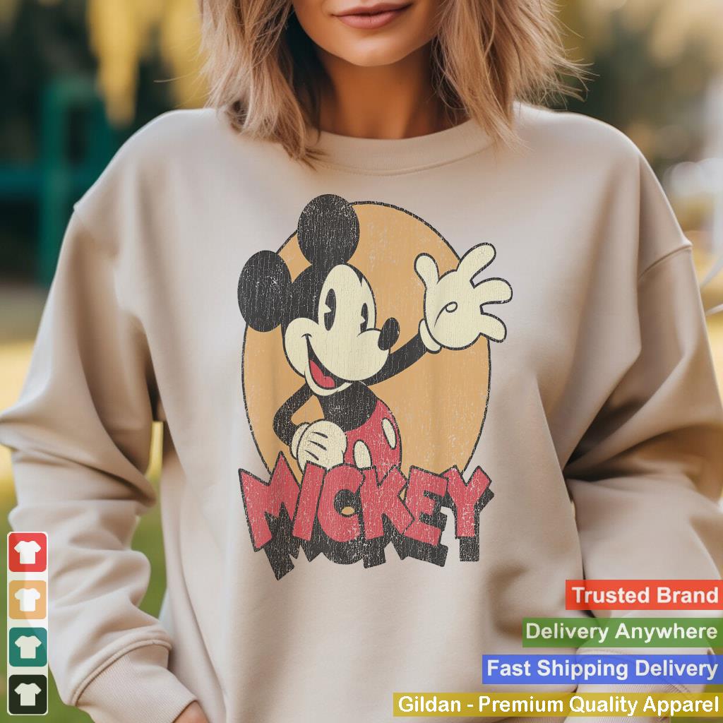 Disney Mickey And Friends Mickey Mouse Retro Distressed