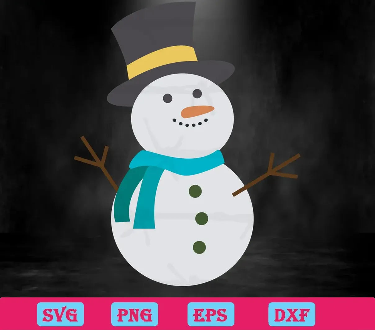 Snowman Ornamen Christmas svg