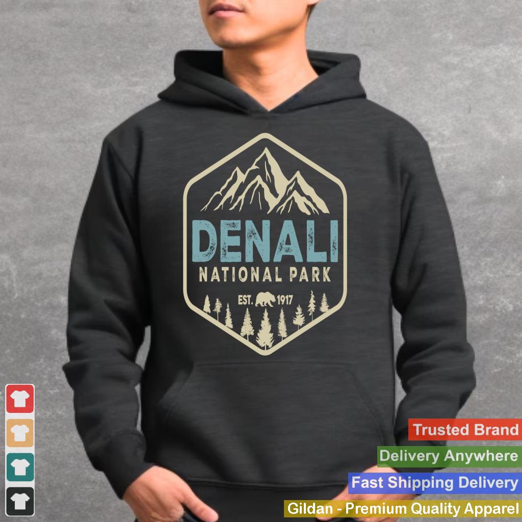 Retro Denali National Park mountains Nature Vintage Hiking