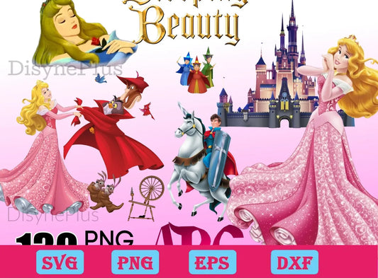 130 Sleeping Beauty bundle png