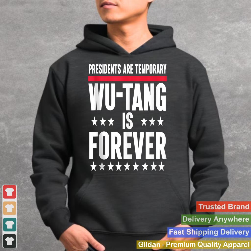 Presidents Are Temporary Wu-Tang Is Forever 2024 Funny Blue Tank Top