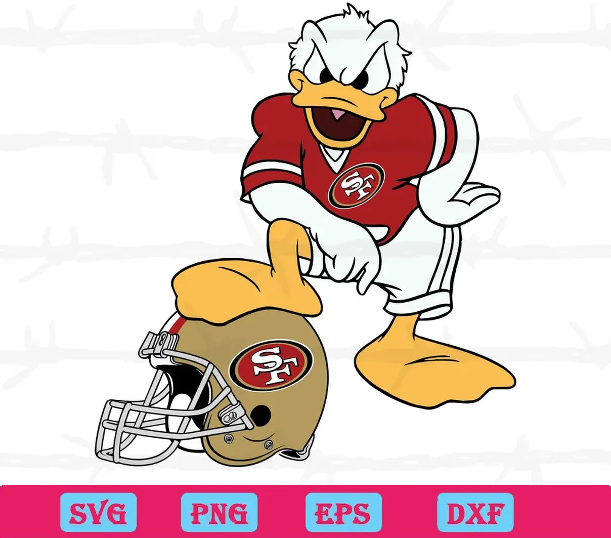 San Francisco 49Ers Donald Duck, Digital Files