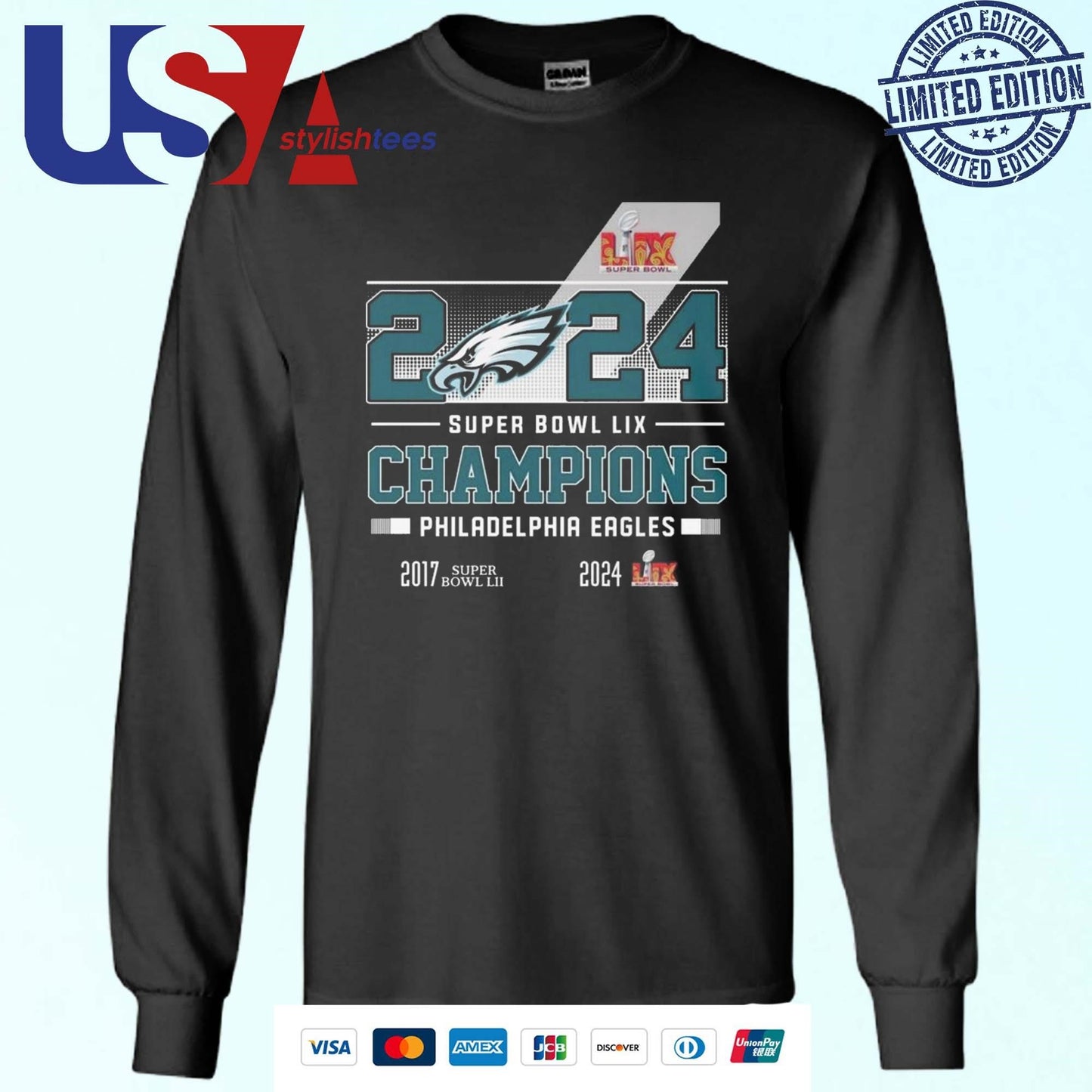 Philadelphia Eagles Ready To Be 2025 Super Bowl LIX Champions Shirt