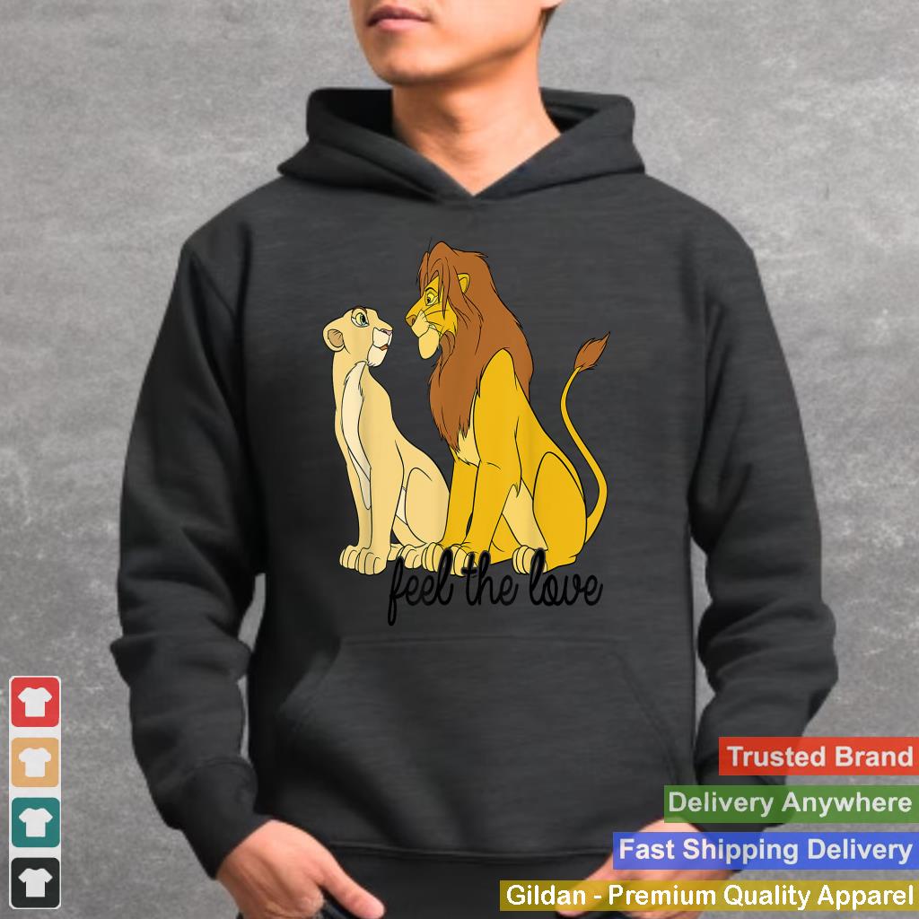 Disney The Lion King Simba & Nala Feel The Love Logo