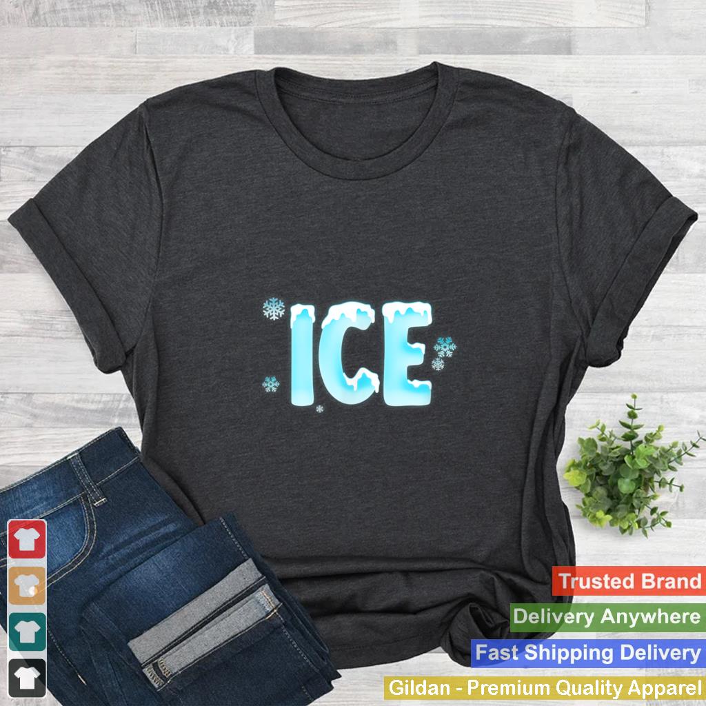 Ice Funny Party Costume Elements Couple Matching T Shirt